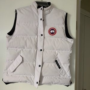 Authentic Canada Goose White Freestyle Down Vest
